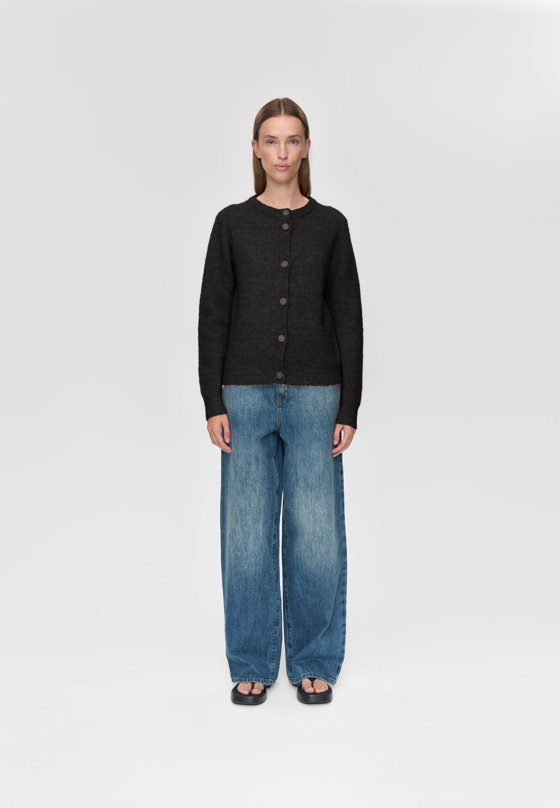 minimum female Kora cardigan 9965 Cardigan 999 Black